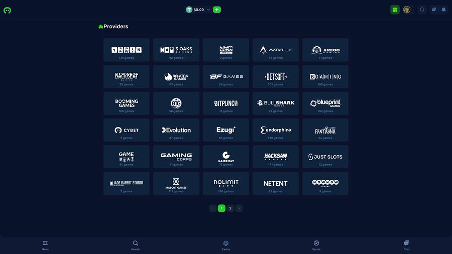 Cybet Casino Desktop Image Game Developers