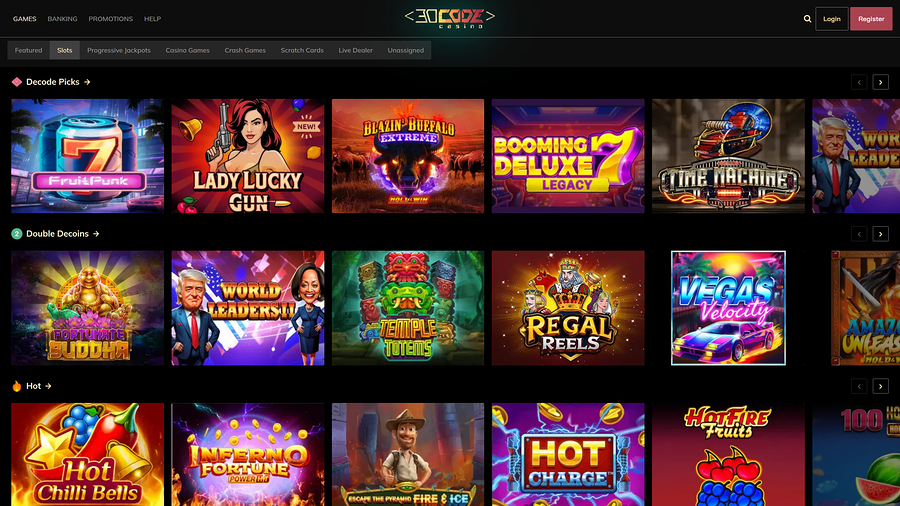 Decode Casino Desktop Games