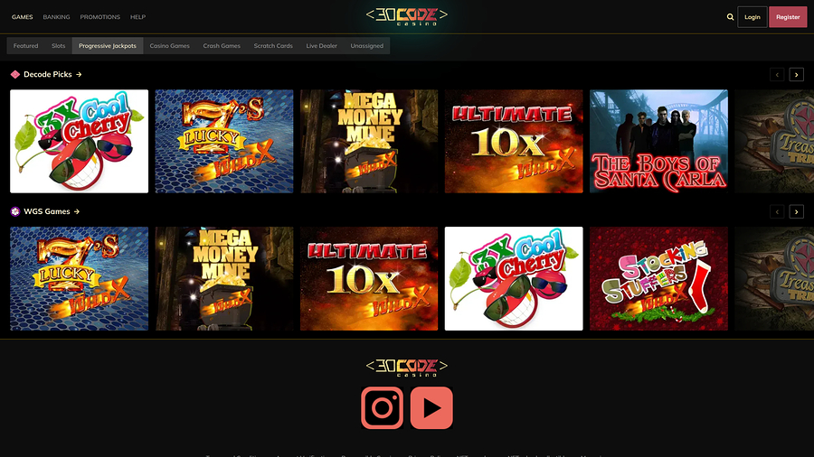 Decode Casino Desktop Jackpot