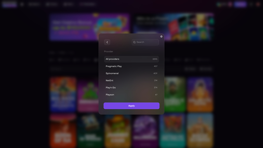 Dexsport Casino Game Developers Desktop