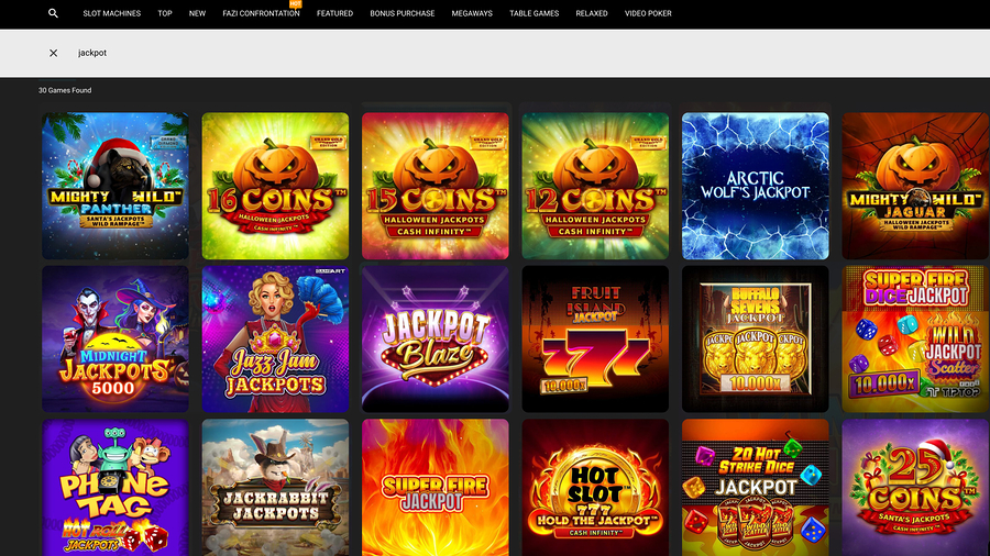 Jackpot de escritorio del casino Directionbet