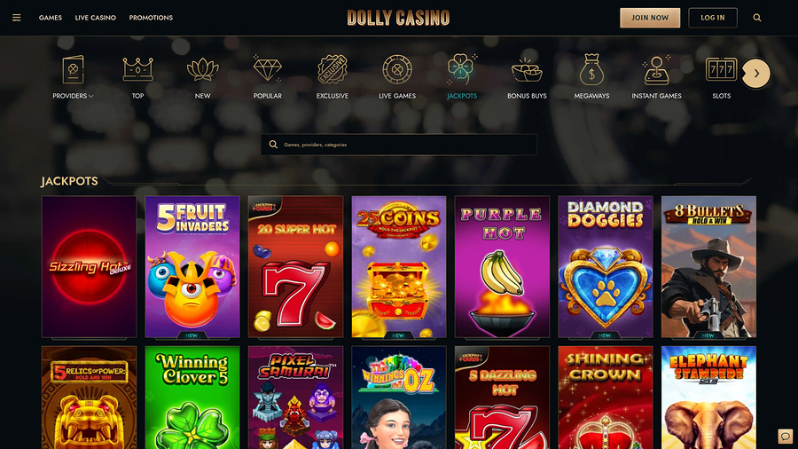 Dolly Casino Jackpot Desktop