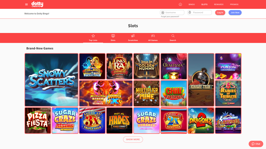 Dotty Bingo Games Desktop