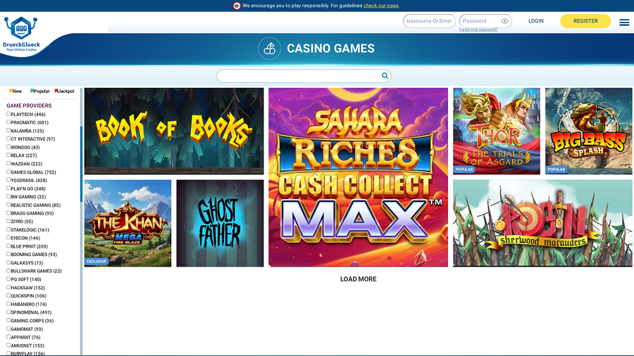 DrueckGlueck Casino Game Developers Desktop