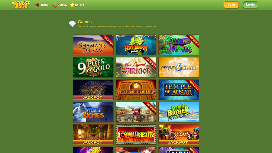 Duck Duck Bingo Games Desktop