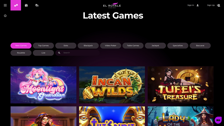 El Royale Casino Games Desktop