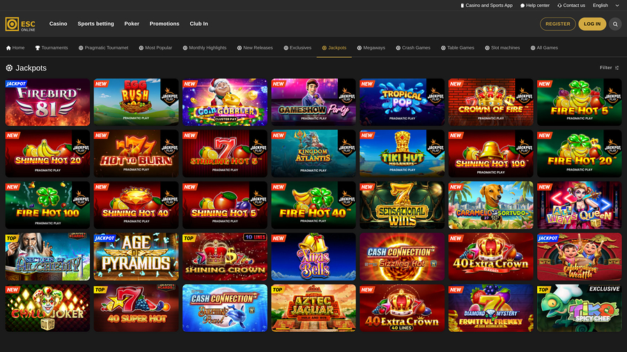 Estoril Sol Casino Jackpot Desktop