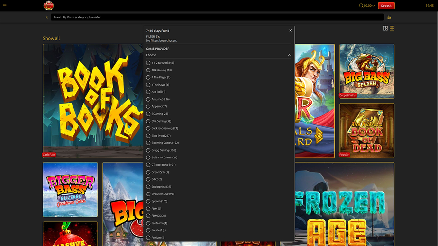 Euro King Casino Game Developers Desktop