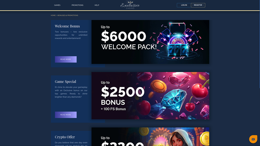Exclusive Casino Desktop Promotions