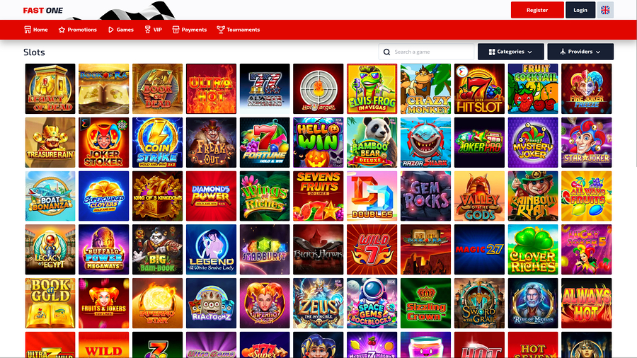 F1 Casino Desktop Games