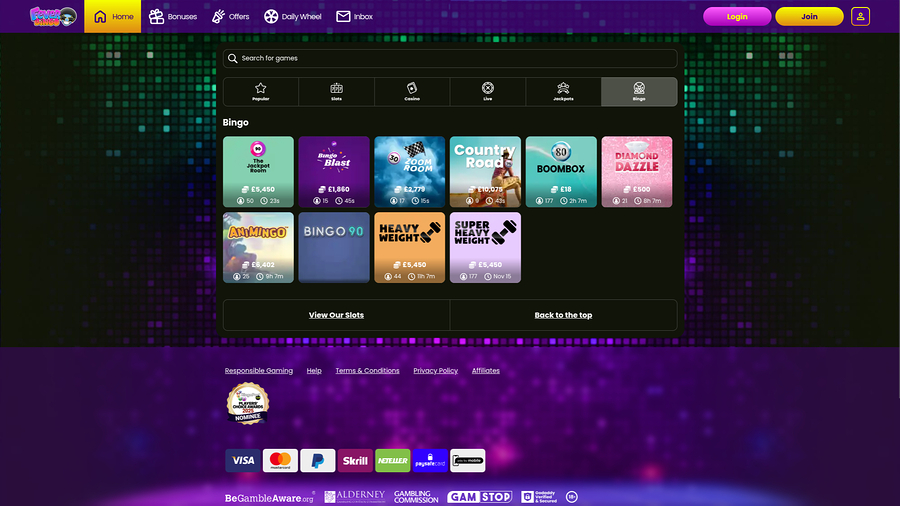 Fever Bingo Casino Desktop Bingo