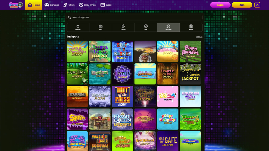 Fever Bingo Casino Desktop Jackpot