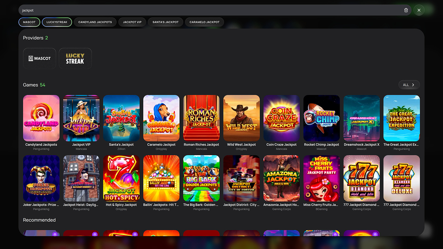 Flagman Casino Jackpot Desktop