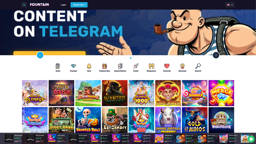 Fontan Casino Homepage