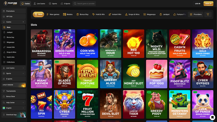 Fortune Play Casino Desktop Games