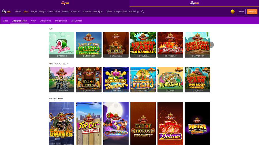 Foxy Games Casino Desktop Jackpot