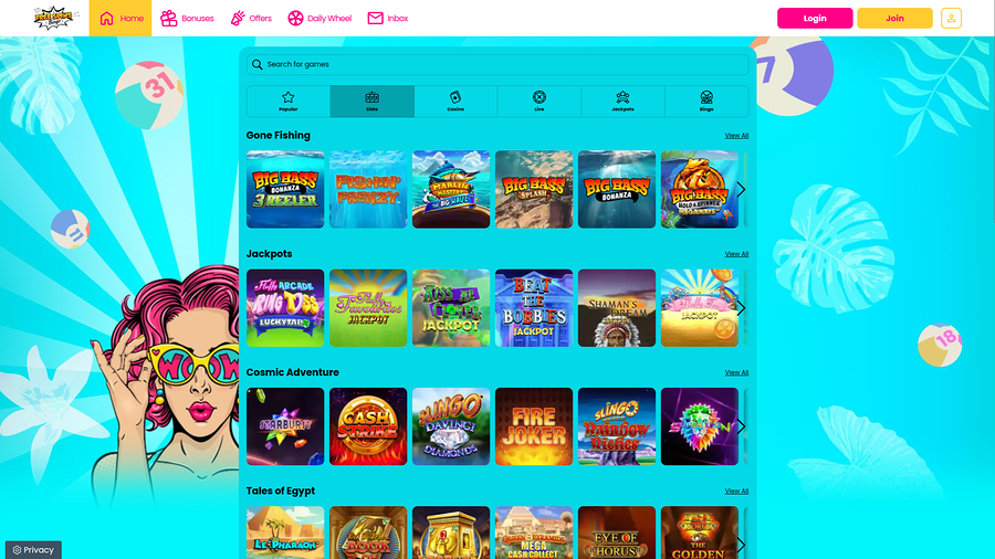 Free Spins Bingo Desktop Games