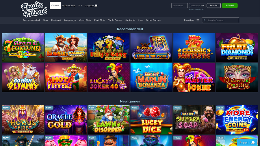 Fruits 4 Real Casino Desktop Games