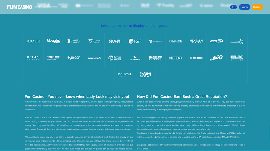 Fun Casino Desktop Game Developers