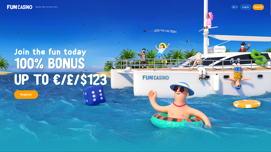 Fun Casino Desktop Homepage