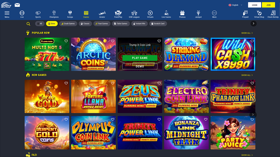 Gal Sport Betting Casino Desktop Games