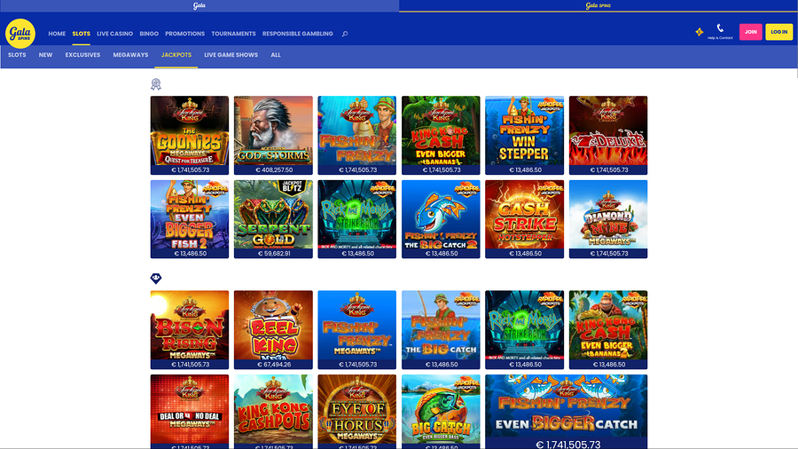 Gala Bingo Desktop Jackpot