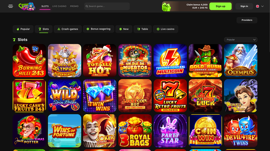 Juegos de escritorio de casino Game Spot