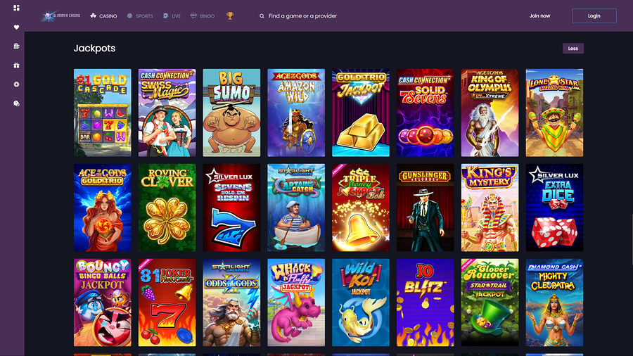 Glimmer Casino Desktop Jackpot