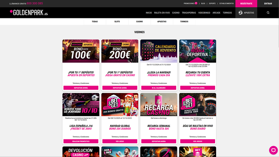 GoldenPark Desktop Promotions