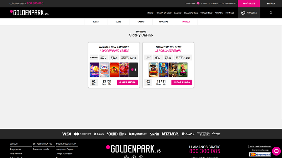 GoldenPark Desktop Tournaments