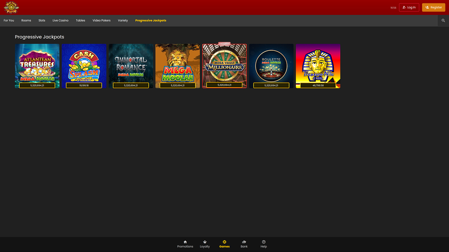 Golden Tiger Casino Desktop Jackpot