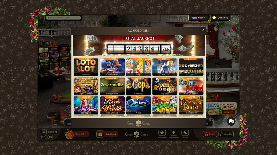 Grand Casino Desktop Jackpot