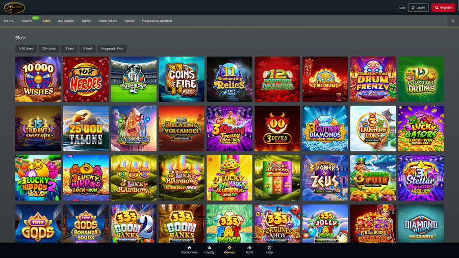 Grand Hotel Casino Desktop Games