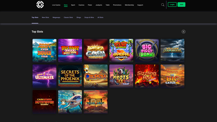 Grosvenor Casino Desktop Games