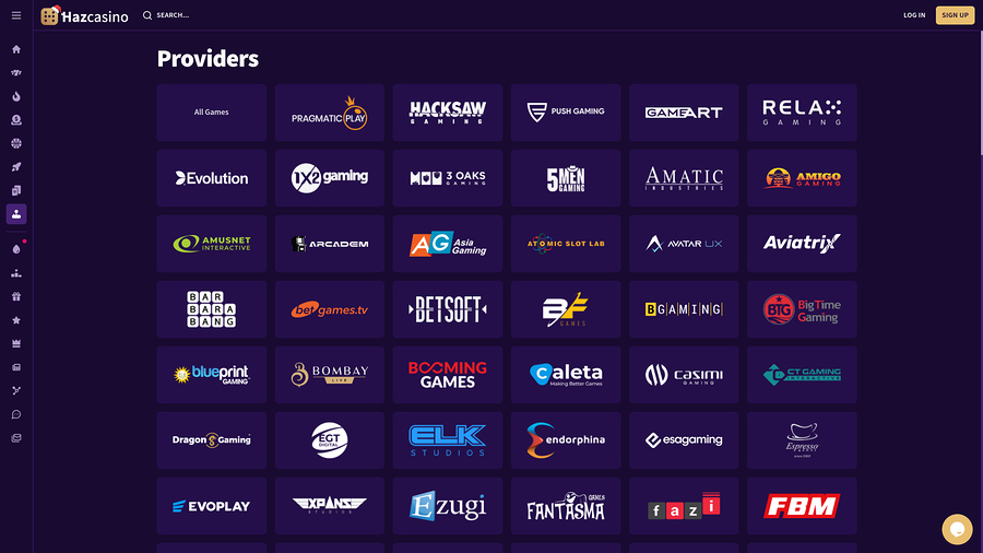 Haz Casino Desktop Game Developers