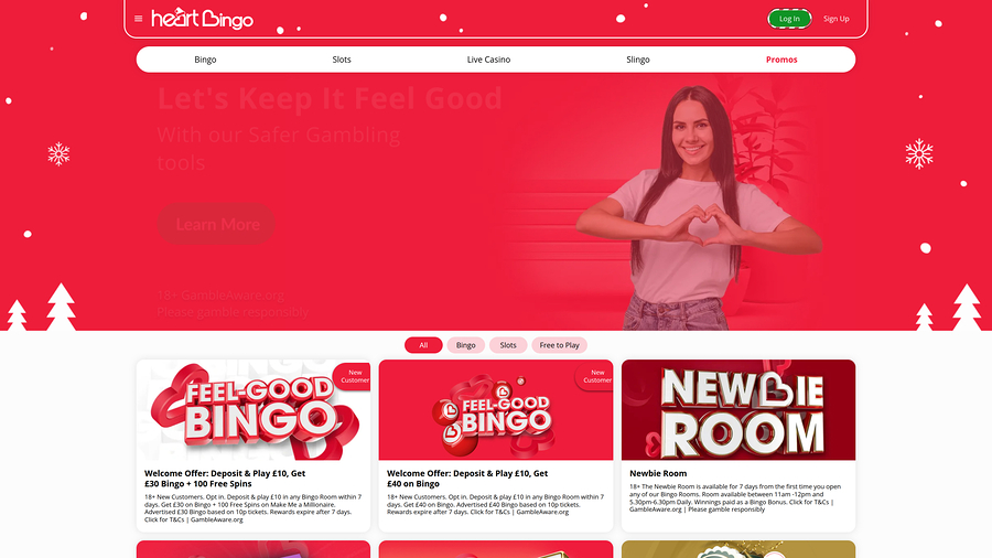 Heart Bingo Casino Desktop Promotions