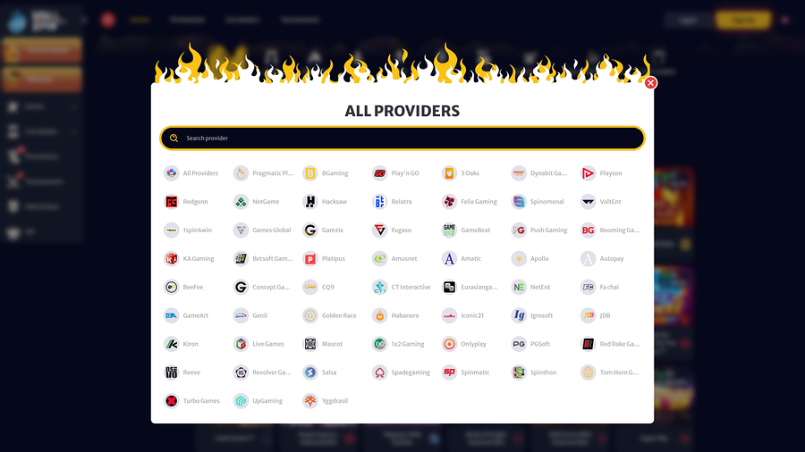 HellSpin Casino Desktop Game Developers