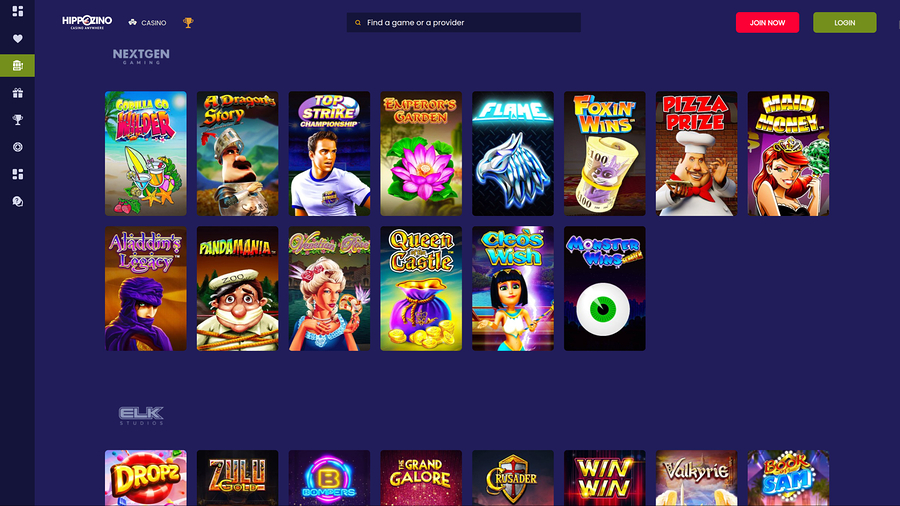 Hippozino Casino Desktop Game Developers