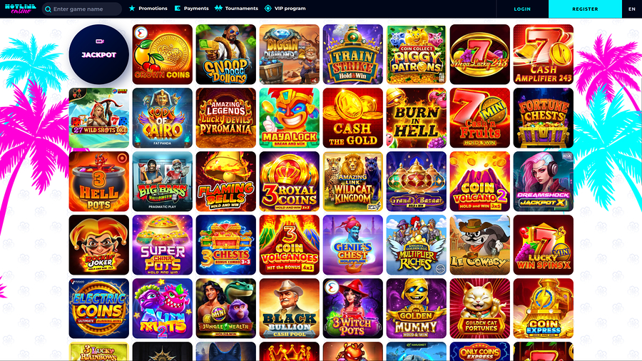 Hotline Casino Desktop Jackpot