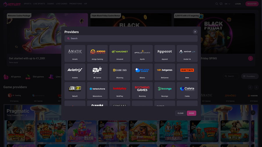 Hotloot Casino Desktop Game Developers