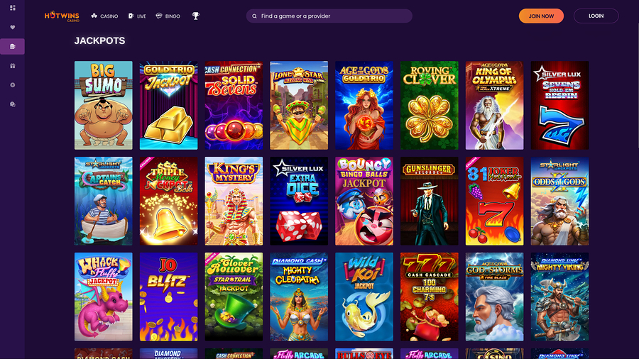 Hotwins Casino Desktop Jackpot