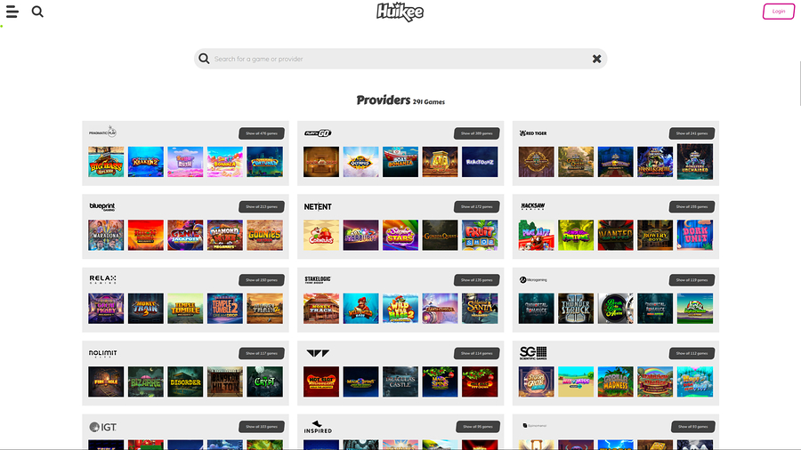 Huikee Casino Desktop Game Developers