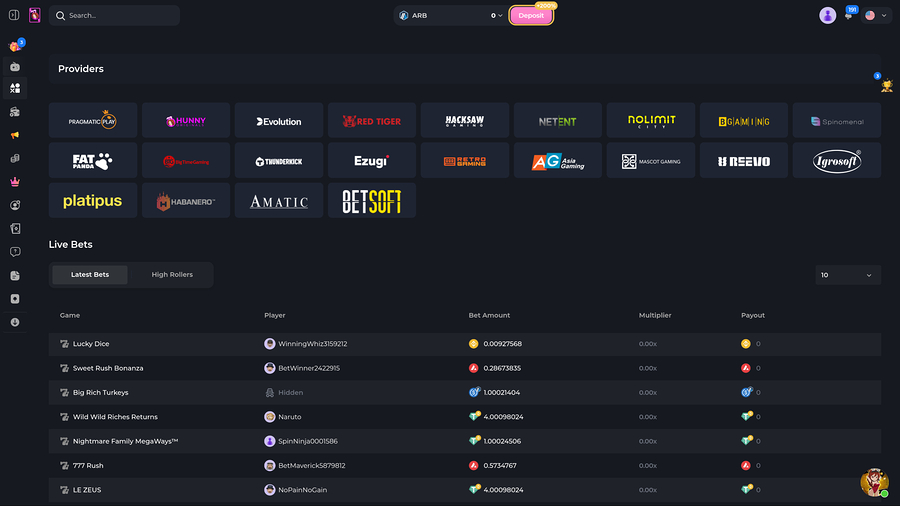 Hunnyplay Casino Desktop Game Developers