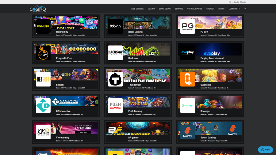 Hustles Casino Desktop Game Developers