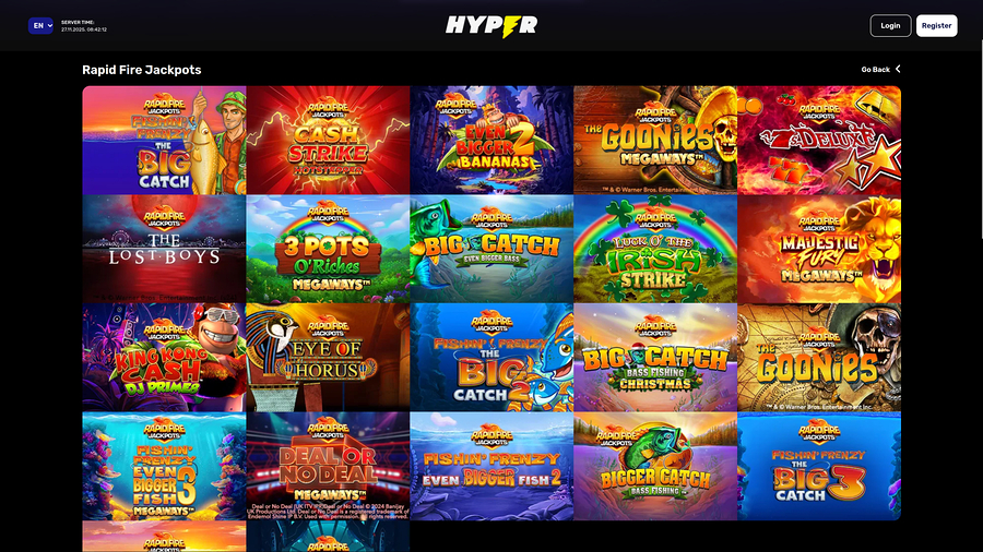 Hyper Casino Desktop Jackpot