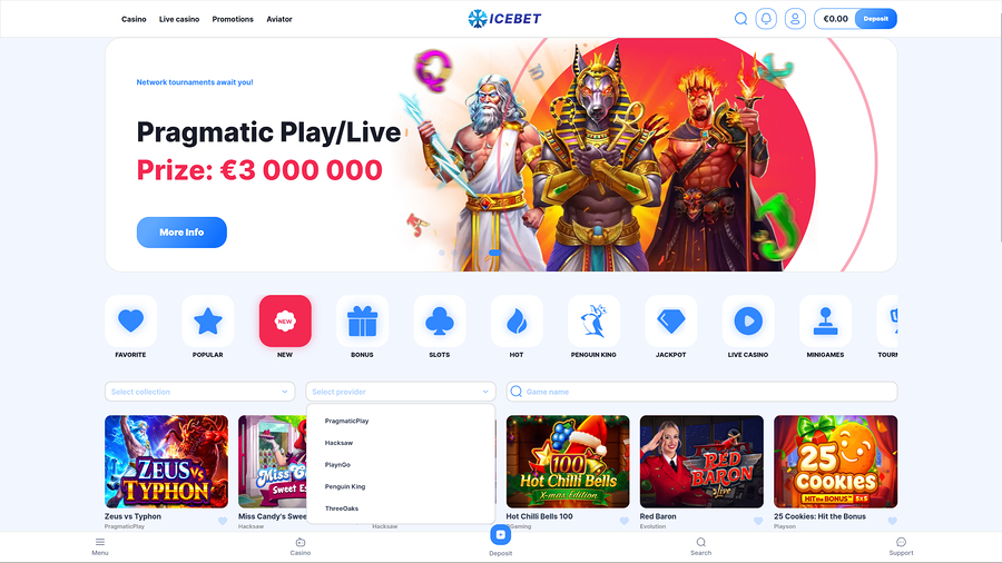 IceBet Casino Desktop Game Developers
