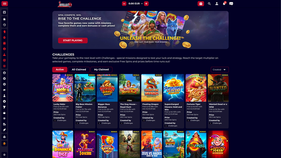 Intellectbet Casino Desktop Challenges