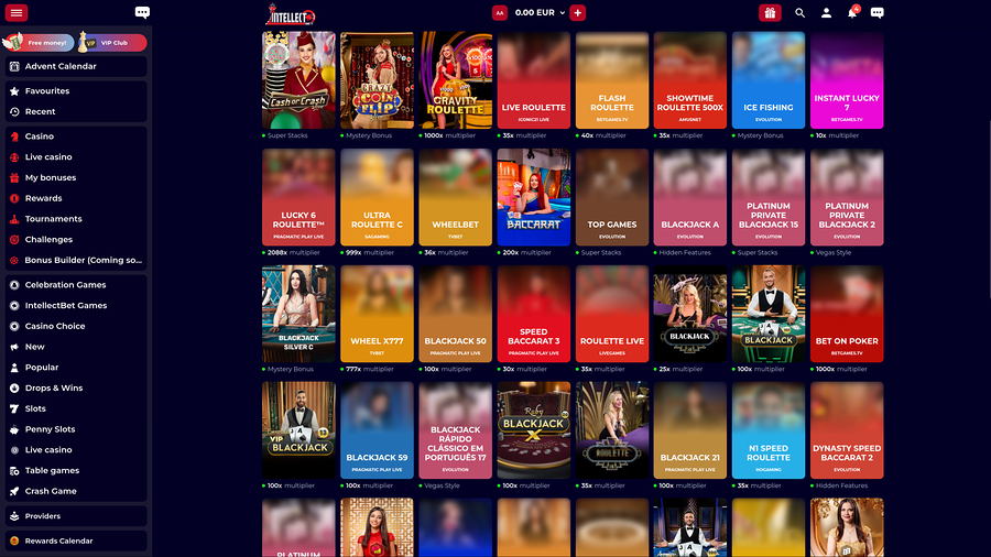 Intellectbet Casino Desktop Live Dealer