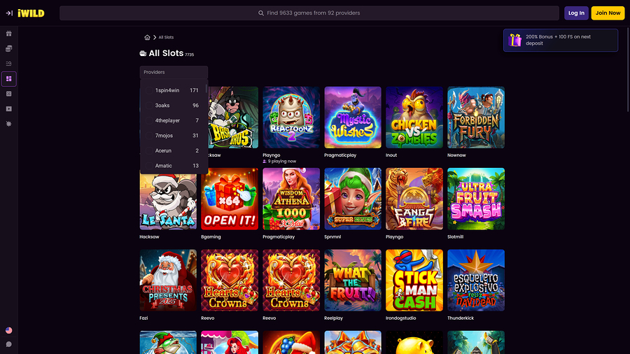 Desarrolladores del juego de escritorio iWild Casino