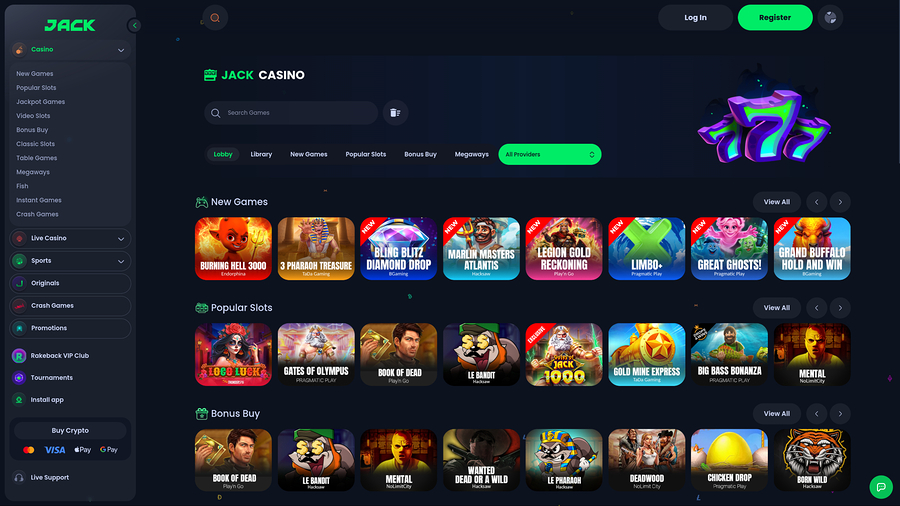 Jack Casino Games